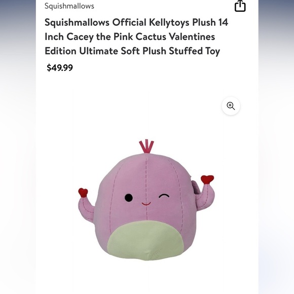 Cacey Squishmallow NWT - Picture 4 of 4